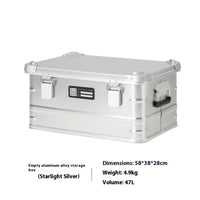 Aluminum Alloy Camping Storage Box – Durable & Portable Organizer for Outdoor Gear