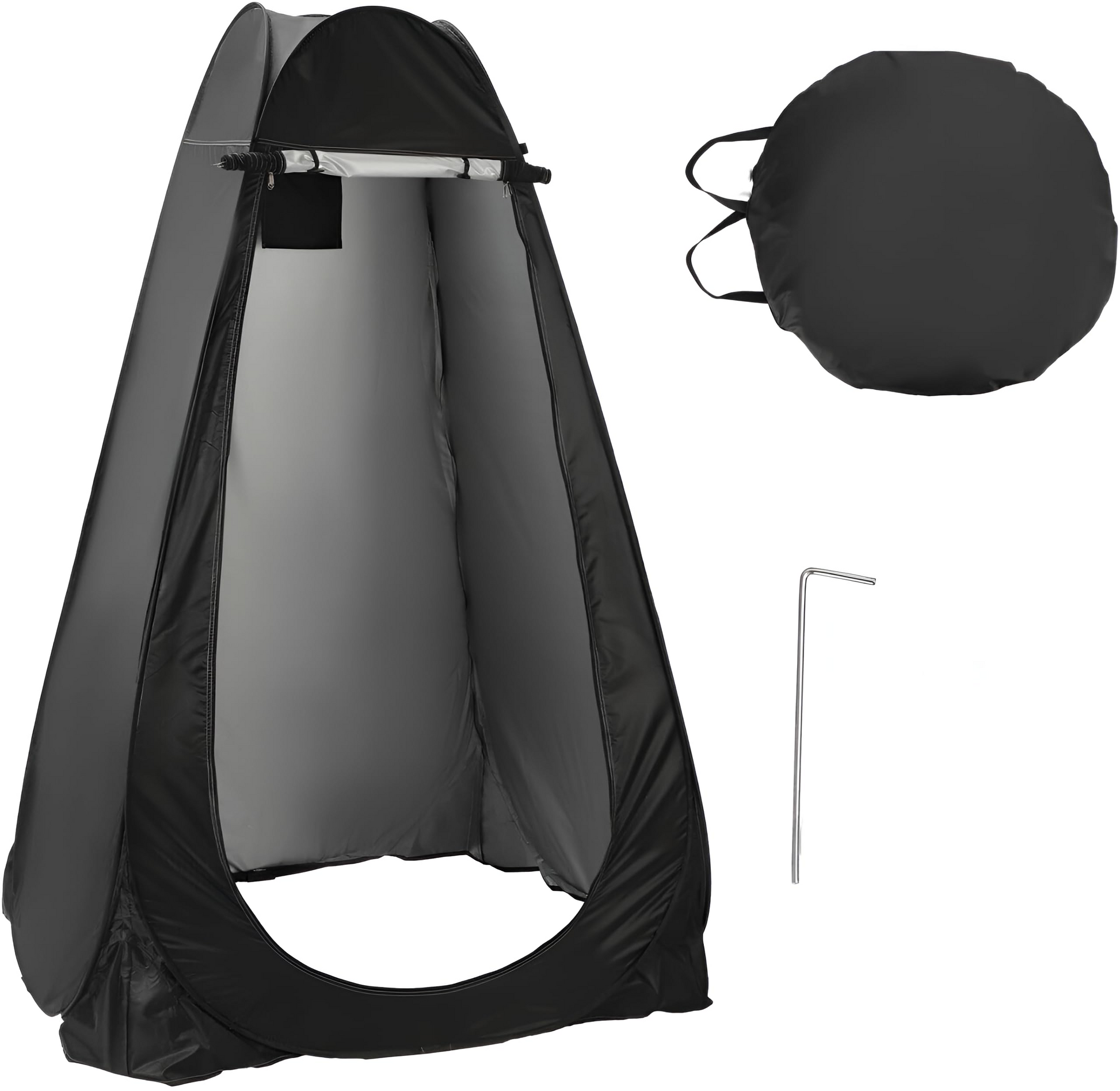 Portable Pop Up Privacy Tent Outdoor Shower Toilet Quick Setup