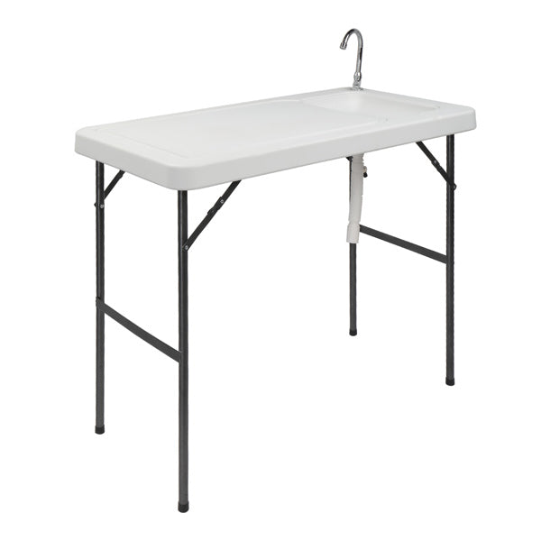 Outdoor Table Rectangular with Sink Faucet
