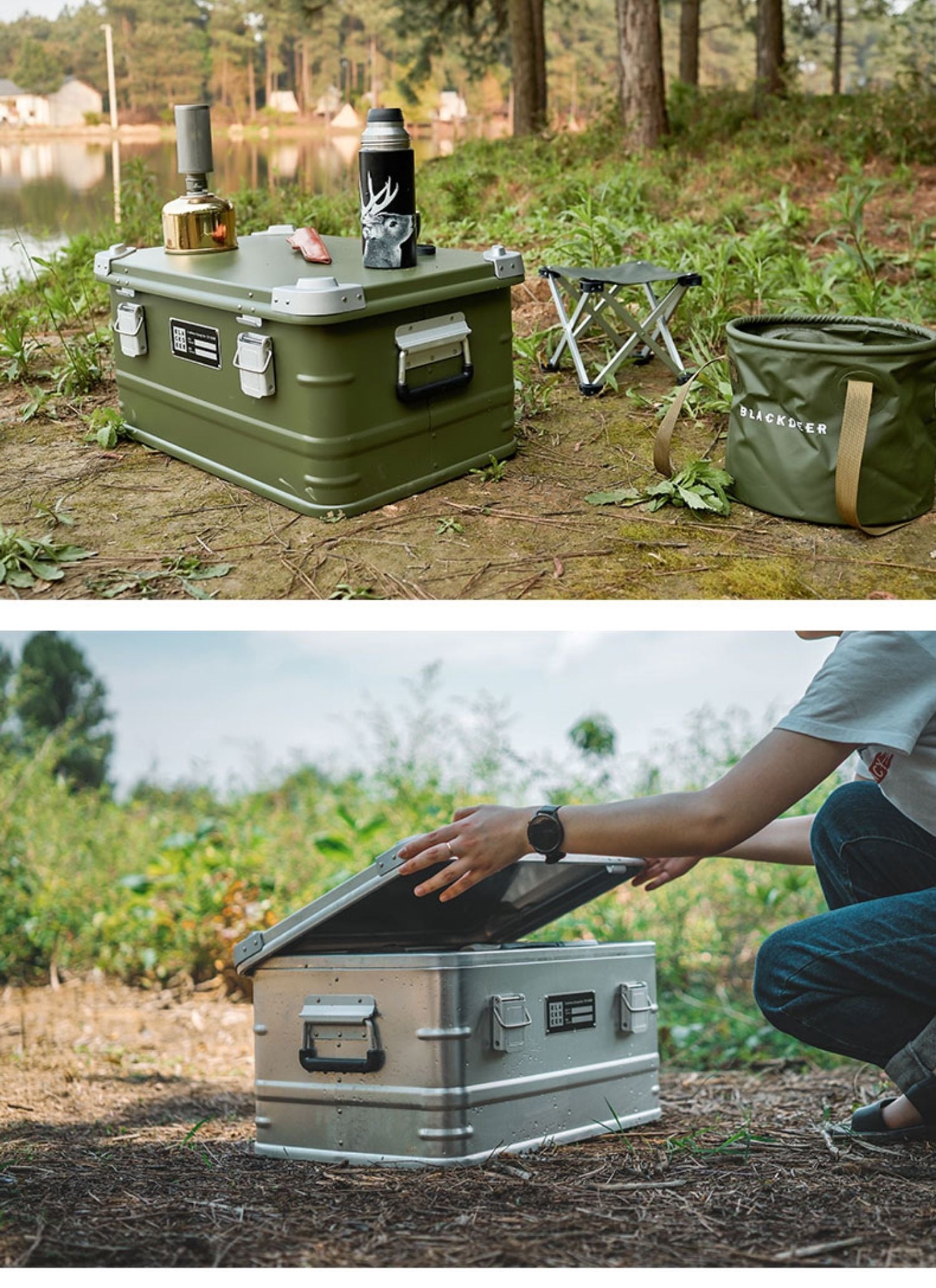 Aluminum Alloy Camping Storage Box – Durable & Portable Organizer for Outdoor Gear