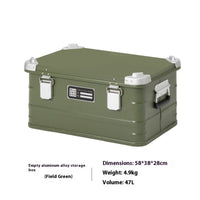 Aluminum Alloy Camping Storage Box – Durable & Portable Organizer for Outdoor Gear