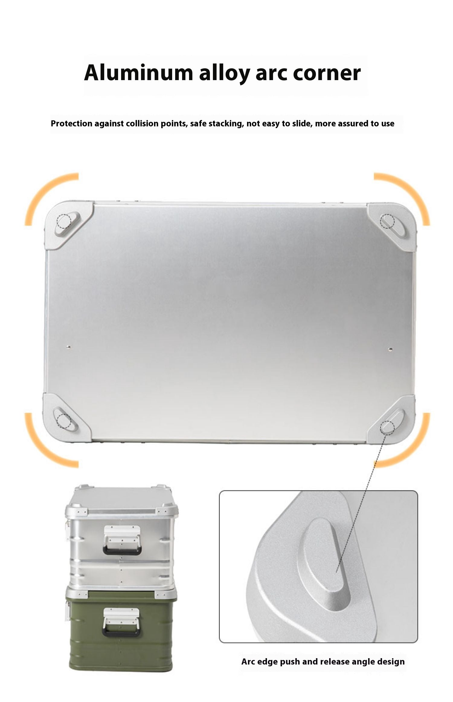 Aluminum Alloy Camping Storage Box – Durable & Portable Organizer for Outdoor Gear