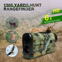 PEAKPULSE 1300 Yards Laser Range Finder for Hunting & Hiking
