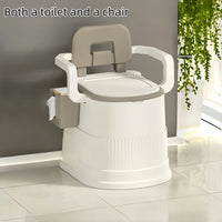 Portable Travel Toilet Chair for Adults - Odor-Proof Easy-Clean