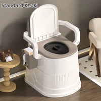 Portable Travel Toilet Chair for Adults - Odor-Proof Easy-Clean