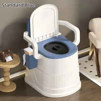 Portable Travel Toilet Chair for Adults - Odor-Proof Easy-Clean
