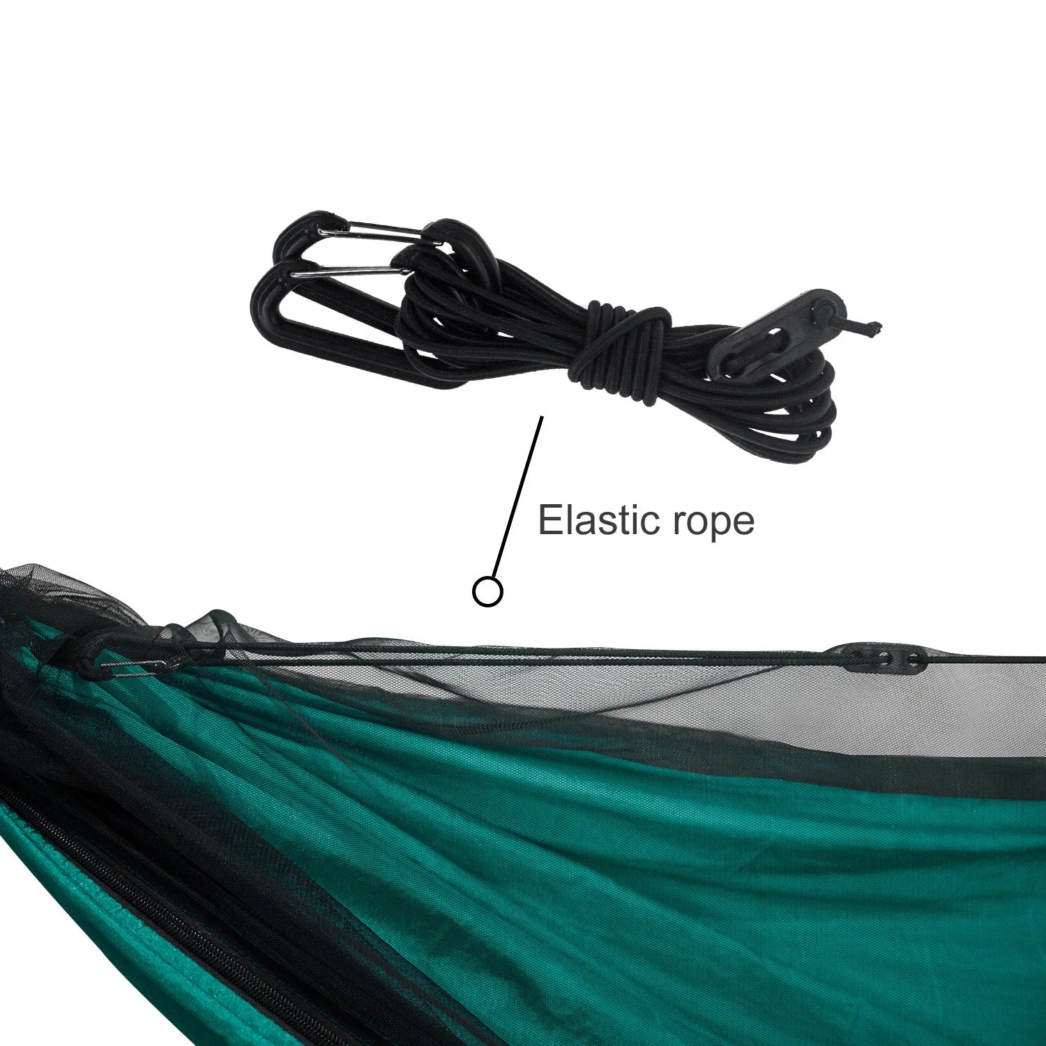 Heavy Duty Camping Hammock with Mosquito Net & Rain Fly – Waterproof Outdoor Survival Hammock System