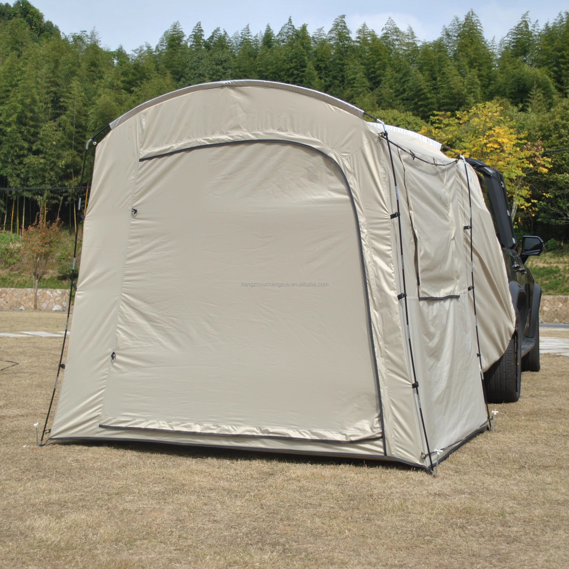 Car Rear Rest Tent Christmas Long-distance Driving 2/3 Person Car Tent, SUV Tailgate Tent, Car Hatchback Tent with Screen Window