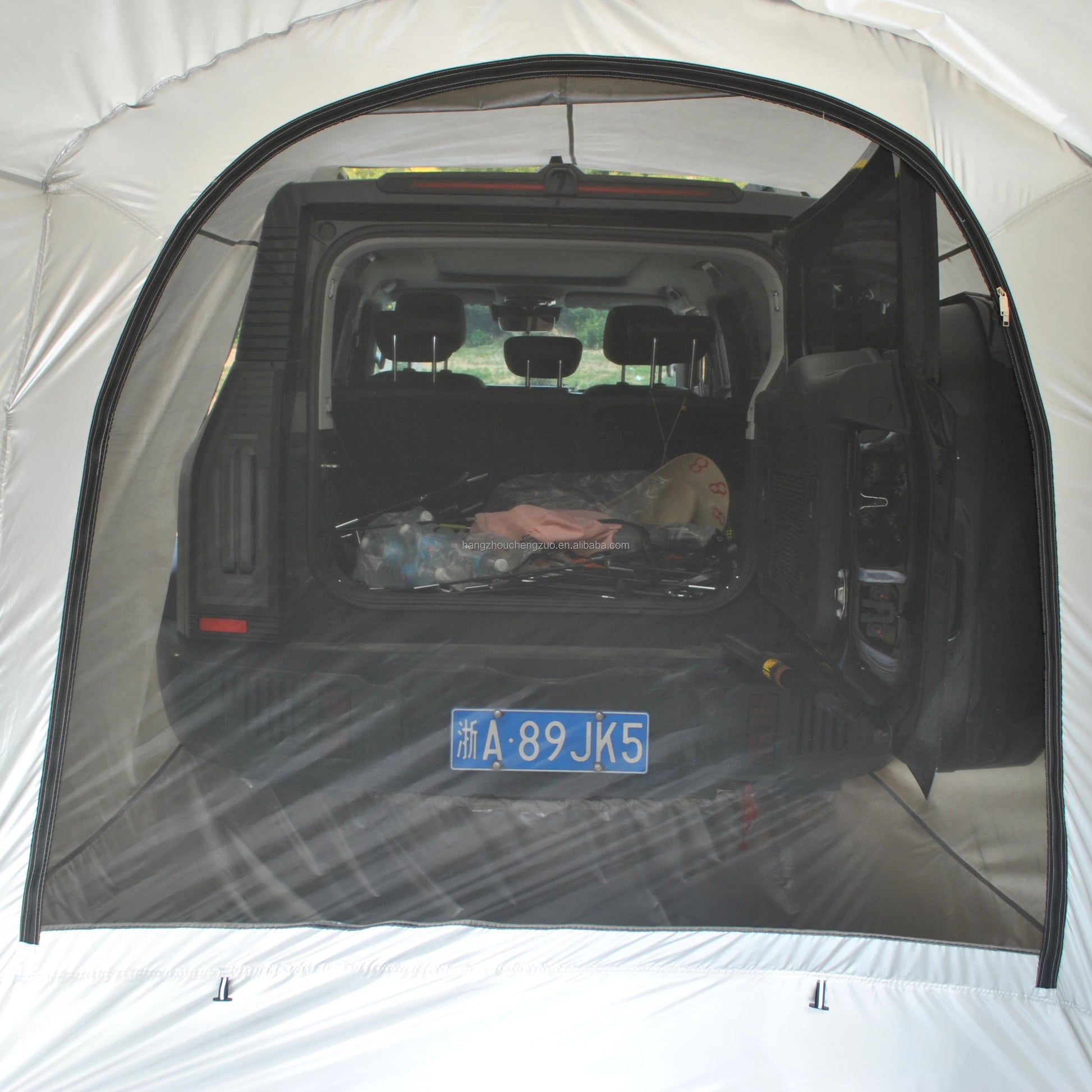 Car Rear Rest Tent Christmas Long-distance Driving 2/3 Person Car Tent, SUV Tailgate Tent, Car Hatchback Tent with Screen Window