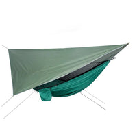 Heavy Duty Camping Hammock with Mosquito Net & Rain Fly – Waterproof Outdoor Survival Hammock System
