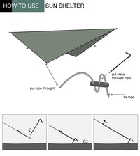 Heavy Duty Camping Hammock with Mosquito Net & Rain Fly – Waterproof Outdoor Survival Hammock System
