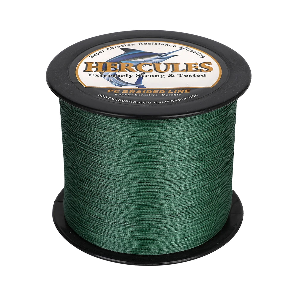 Hercules 12 Strands Braided Fishing Line – 300M-1000M, 10-200LB
