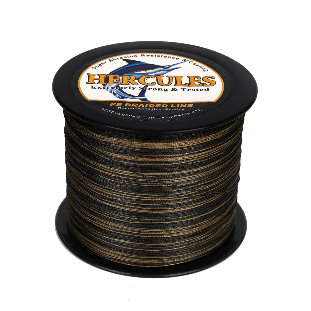 Hercules 12 Strands Braided Fishing Line – 300M-1000M, 10-200LB