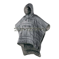 Wearable Sleeping Bag Cloak – Warm Winter Hooded Camping Blanket for Outdoor Travel & Hiking