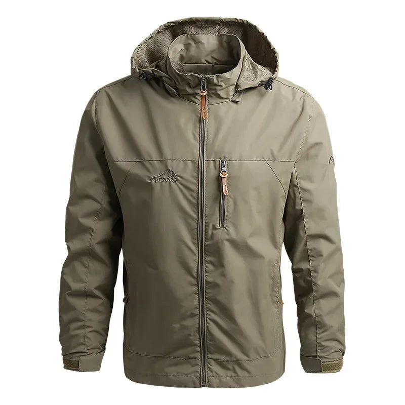 Waterproof Windbreaker Jacket – Outdoor Hiking, Camping & Fishing Casual Coat