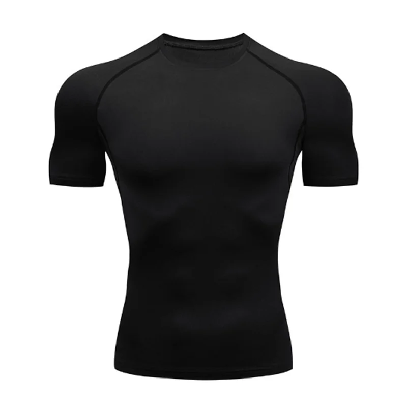 Men’s Compression Running T-Shirt – Quick Dry Short Sleeve Gym & Training Sportswear
