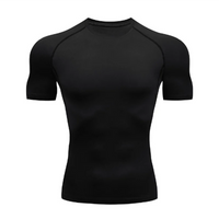 Men’s Compression Running T-Shirt – Quick Dry Short Sleeve Gym & Training Sportswear