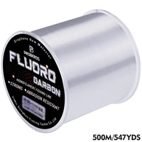 Fluorocarbon Fishing Line – High Abrasion Resistant Monofilament Fishing Wire (100M-500M)