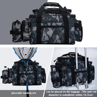 Heavy Duty Waterproof Fishing Tackle Backpack – Large Capacity Outdoor Fishing Storage Bag