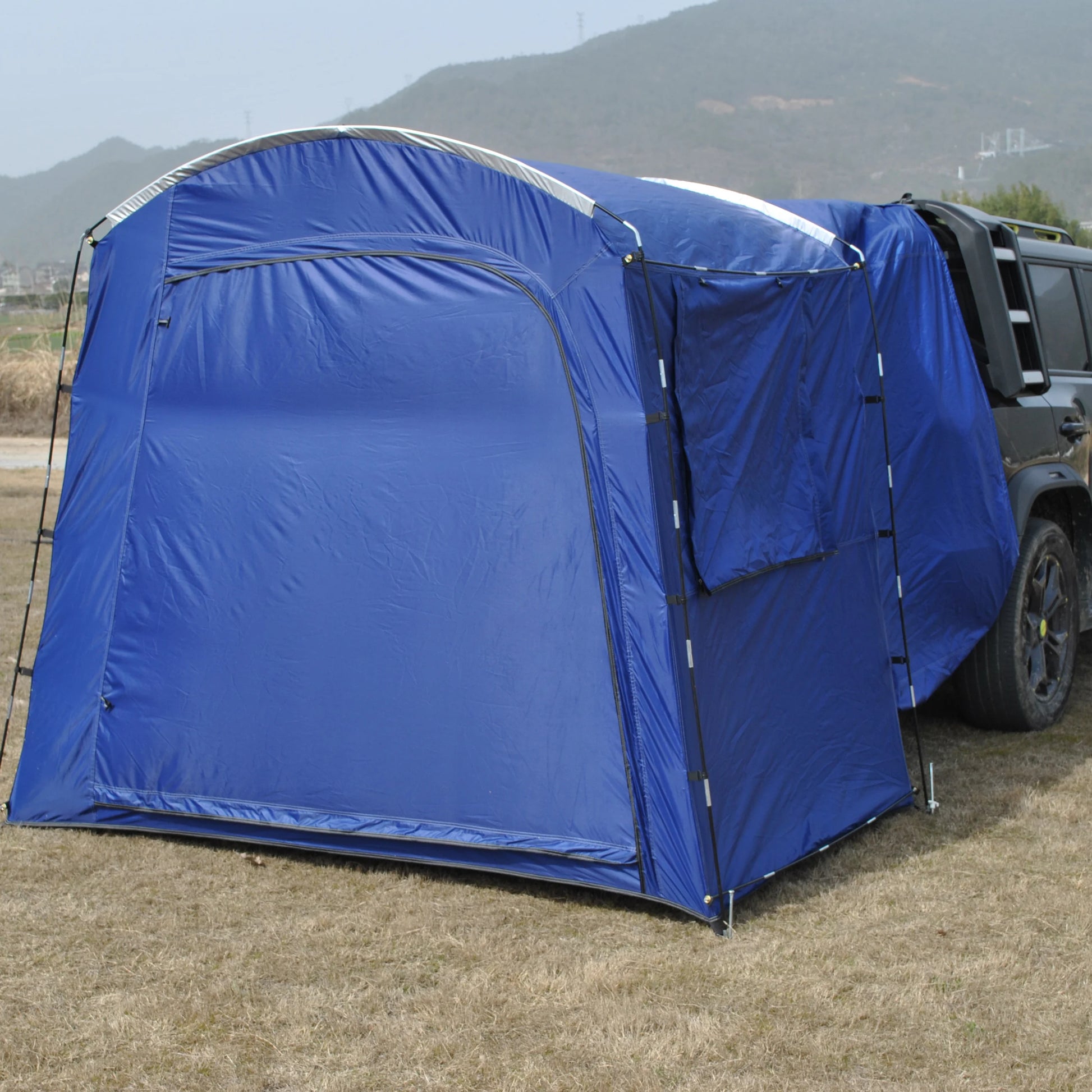 Car Rear Rest Tent Christmas Long-distance Driving 2/3 Person Car Tent, SUV Tailgate Tent, Car Hatchback Tent with Screen Window