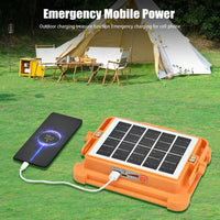 200W Portable Camping Lamp Solar Rechargeable with Magnet