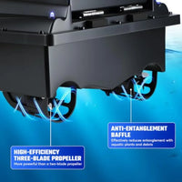 Remote Control Boat Fishing Drone with Bait Release 546-Yard Range Black Fishing Boat with 12000mAh Battery Dual Motor Battery