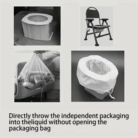 Outdoor Portable Toilet Gel - Absorbent Pee Powder 1-100 Pack