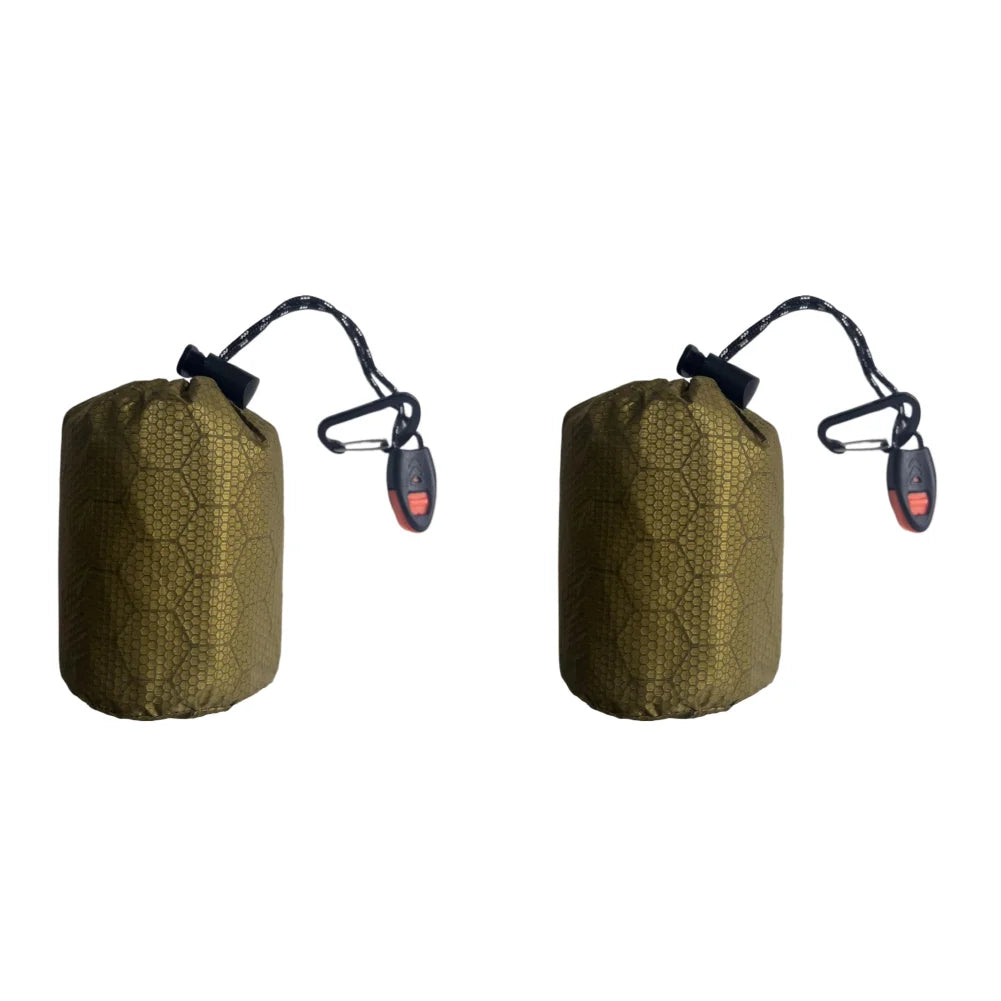 Waterproof Thermal Emergency Sleeping Bag - Portable Survival Bivy Sack