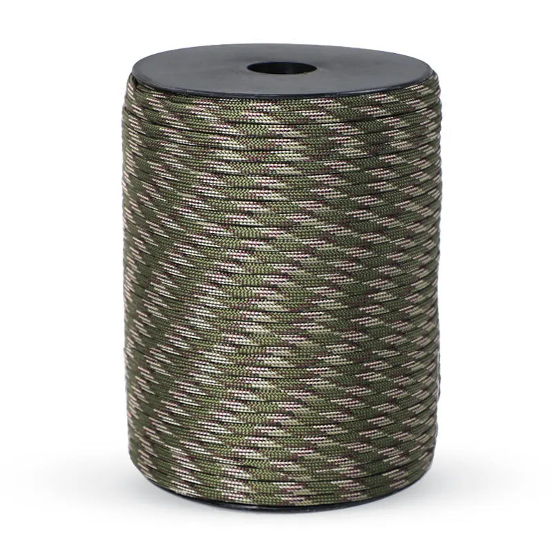 550 Military Standard 9-Core Paracord Rope 4mm for Outdoor Use