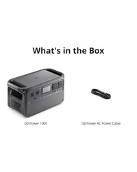 DJI Power 1000 (1024Wh) Portable Power Station – 2200W High Power, Ultra-Silent Backup Generator