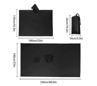 3 In 1 Outdoor Raincoat Hooded Sleeve Waterproof Rain Poncho Motorcycle Rain Cover Camping Hiking Travel Rainwear