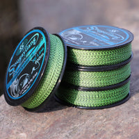 Heavy Duty PE Braided Fishing Line – 4-Strand Multifilament Fishing Wire (15LB-65LB, 100M-550M)