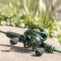 Ultra Smooth Baitcasting Fishing Reel – High Speed 7.2:1 Gear Ratio Reel for Bass Fishing