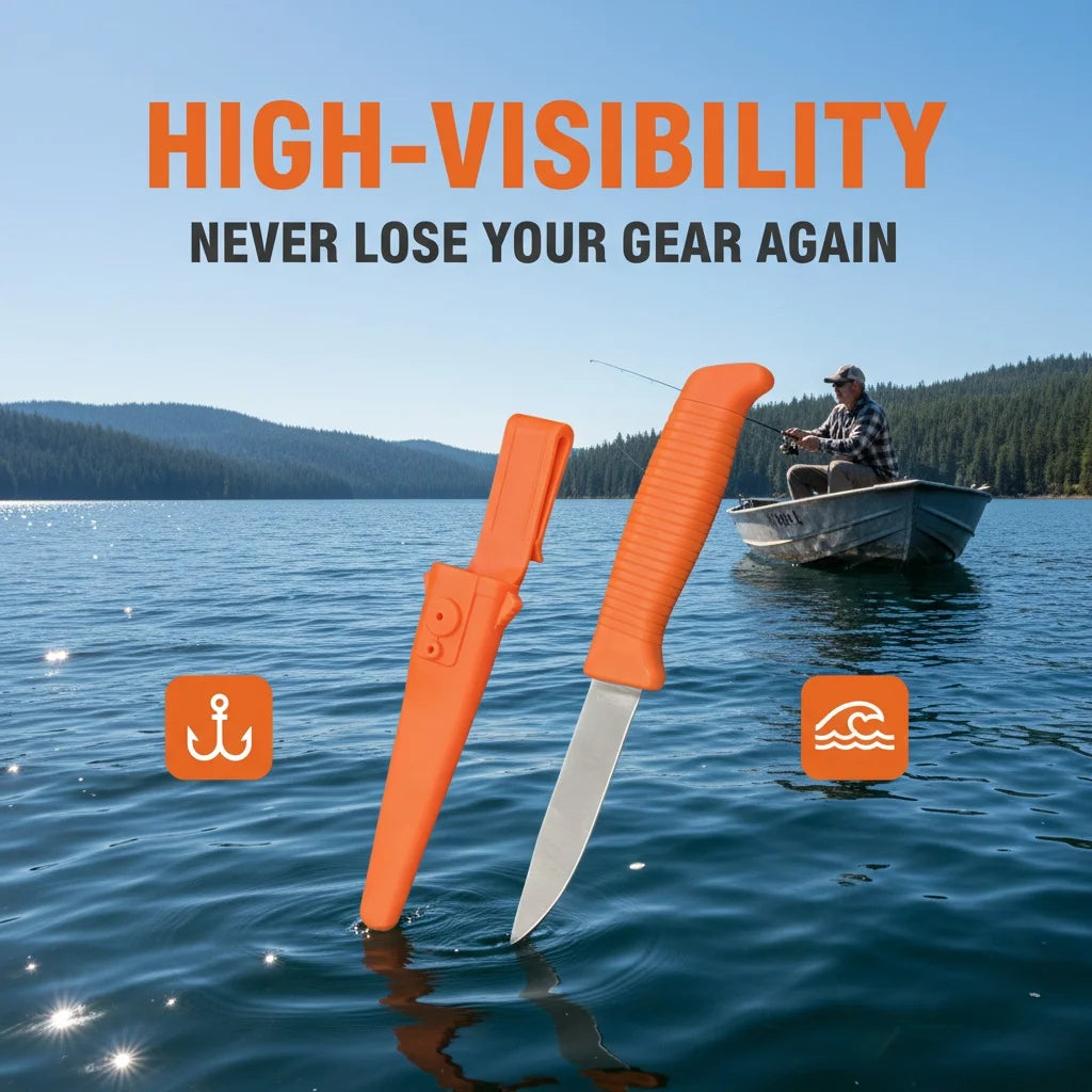 Fishing Tool Kit – Heavy Duty Fish Gripper, Pliers, Hook Remover & Knife Set for Fishing Tackle