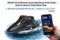 Remote-Controlled Sonar Fish Finder with App Wireless Depth Finder Fish Icons Wifi fish finder fishing fishfinder boat kayak