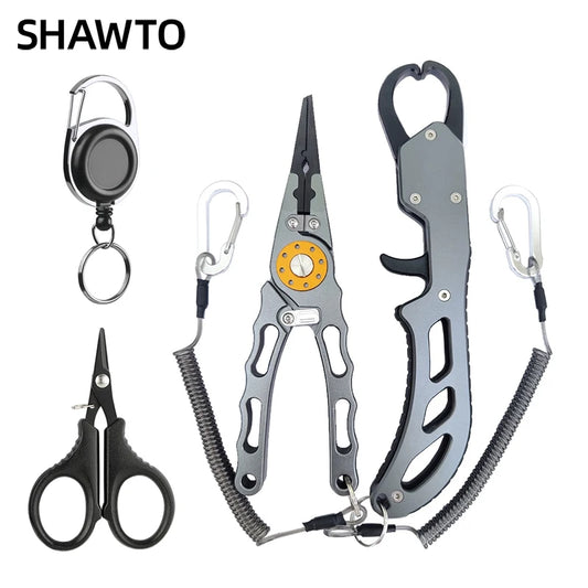 Shawto Fishing Pliers & Grip – Anti-Corrosion Aluminum Tool