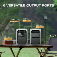 DELTA 3 Classic Portable Power Station – 1024Wh LiFePO4 Battery, 1800W AC Output, 100W USB-C, 1-Hour Fast Charging for Home Backup & Outdoor Use