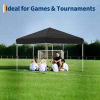 10x10FT Instant Pop Up Canopy Tent with 4 Side Walls, Waterproof UV Protected for Outdoor Events