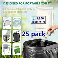 Eco-Friendly Poo Powder Gel for Camping Toilet Waste Disposal
