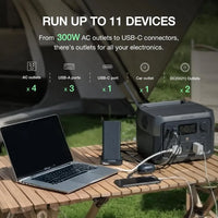 EcoFlow RIVER 2 Max 500 Portable Power Station – 499Wh LiFePO4 Battery, 1000W Output, 1-Hour Fast Charging Solar Generator for Camping & Backup Power