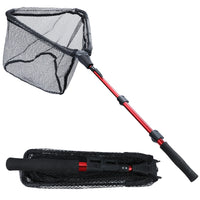 Sougayilang Fishing Tool Net Fishing tackle 70cm 95cm 115cm Portable Retractable Folding Fishing Net for Bass Carp Trout Fishing