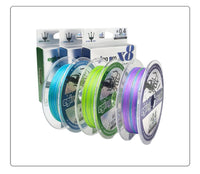 Heavy Duty X8 Braided Fishing Line – PE Multifilament Fishing Thread for Squid & Saltwater Fishing