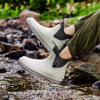 Men’s Heavy Duty Waterproof Rain Boots – Durable Outdoor Fishing & Work Boots