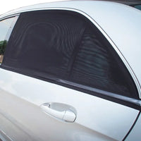 2PCS/4PCS Car Window Sunshade Mosquito Net Set – Breathable UV Protection Screens for Front & Rear Windows