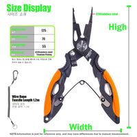 Heavy Duty Multifunction Fishing Pliers – Stainless Steel Hook Remover & Line Cutter Tool