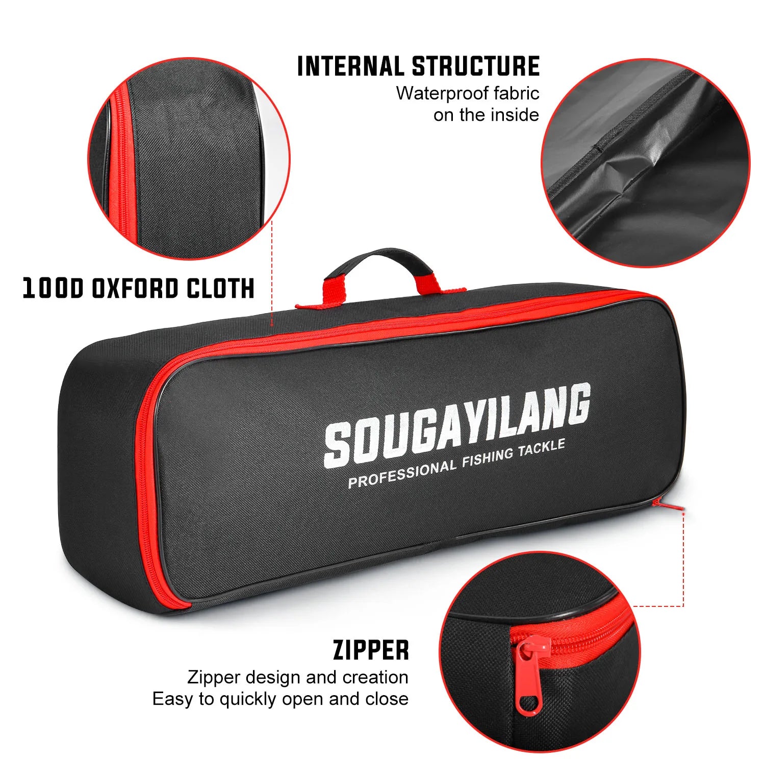 Heavy Duty Telescopic Baitcasting Rod & Reel Combo – Full Fishing Kit with Carry Bag