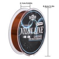 Heavy Duty Monofilament Nylon Fishing Line – Strong Sea Fishing Wire (4LB-34LB)