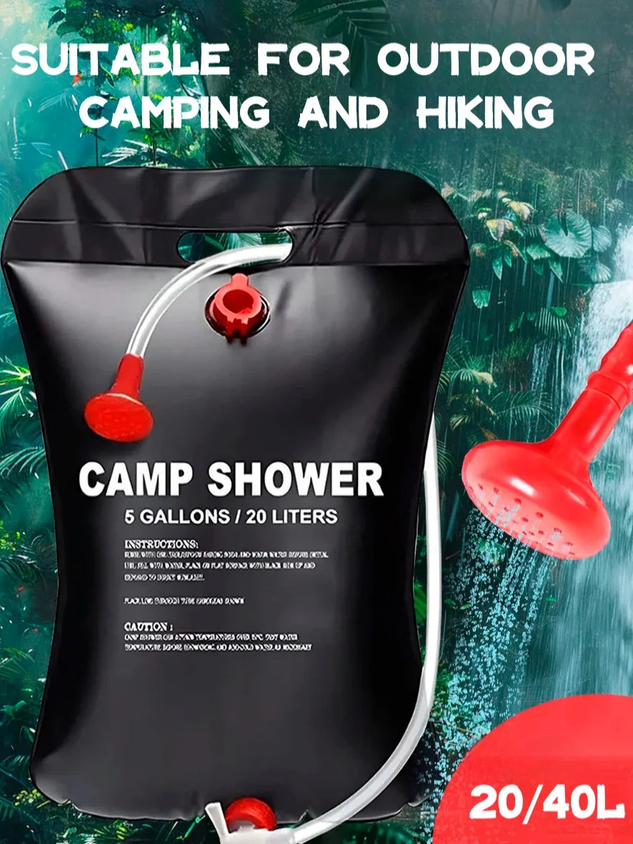 20/40L Portable Outdoor Shower Bag – Waterproof & Durable