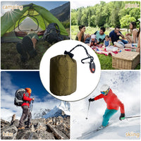 Waterproof Thermal Emergency Sleeping Bag - Portable Survival Bivy Sack