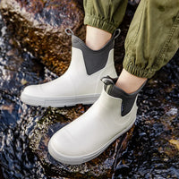 Men’s Heavy Duty Waterproof Rain Boots – Durable Outdoor Fishing & Work Boots